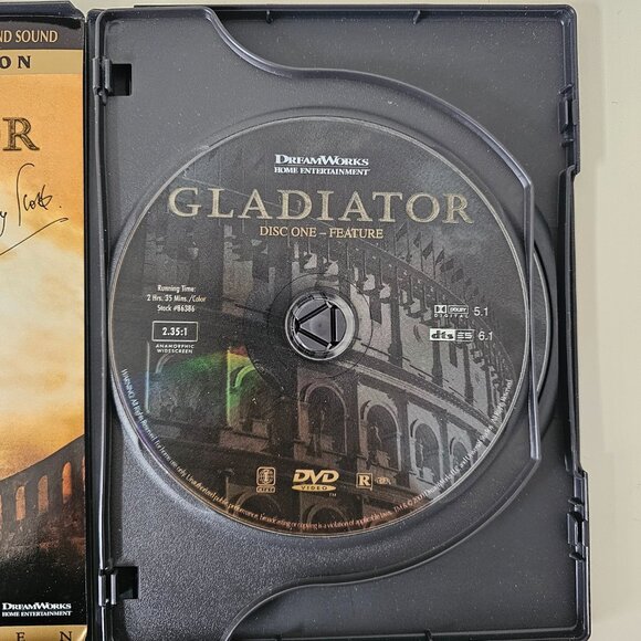 Gladiator DVD 2000 Widescreen Signature Selection - Russell Crowe, Joaquin Phoen - Picture 4 of 6